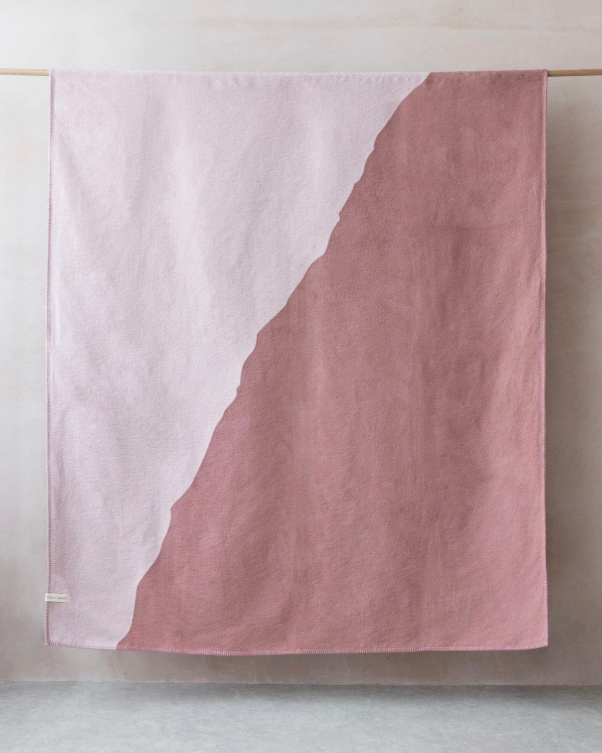 Cloud Cotton Blanket: Vale in Blush