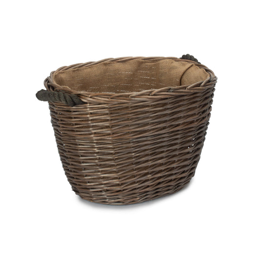 Small Oval Log Basket