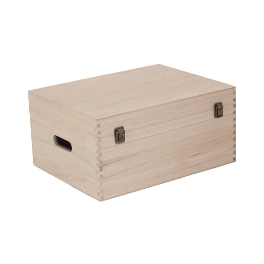 16 Inch Unvarnished Wooden keepsake Box