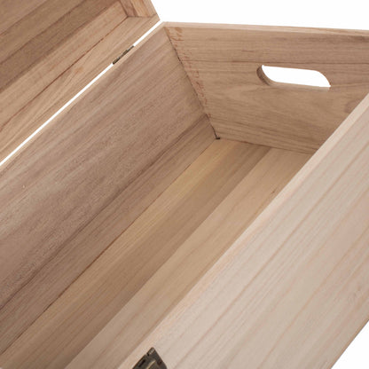 16 Inch Unvarnished Wooden keepsake Box