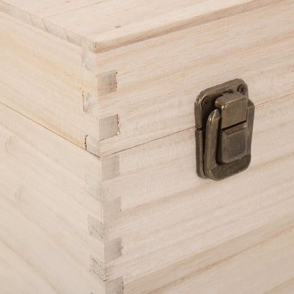 16 Inch Unvarnished Wooden keepsake Box