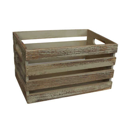 Small Oak Effect Crate