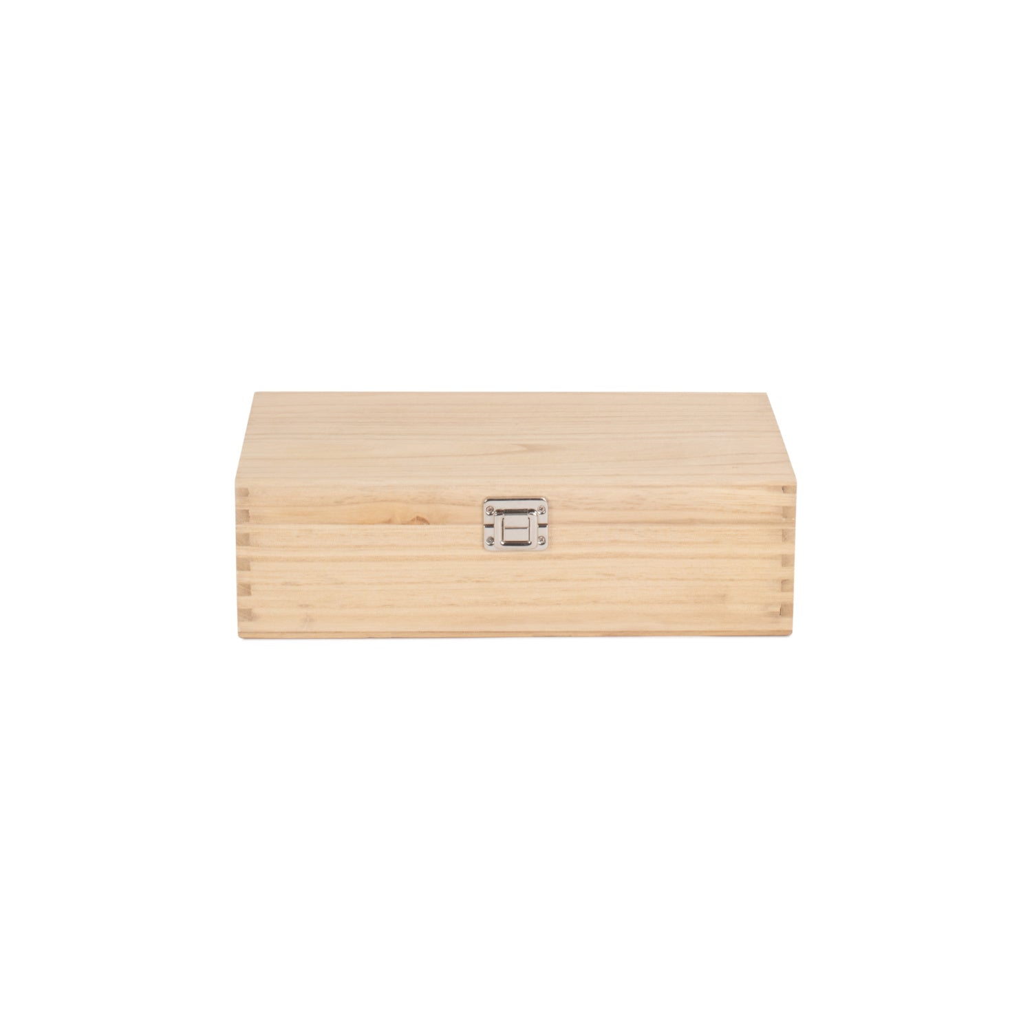 Two Bottle Clear Varnish Wooden Box