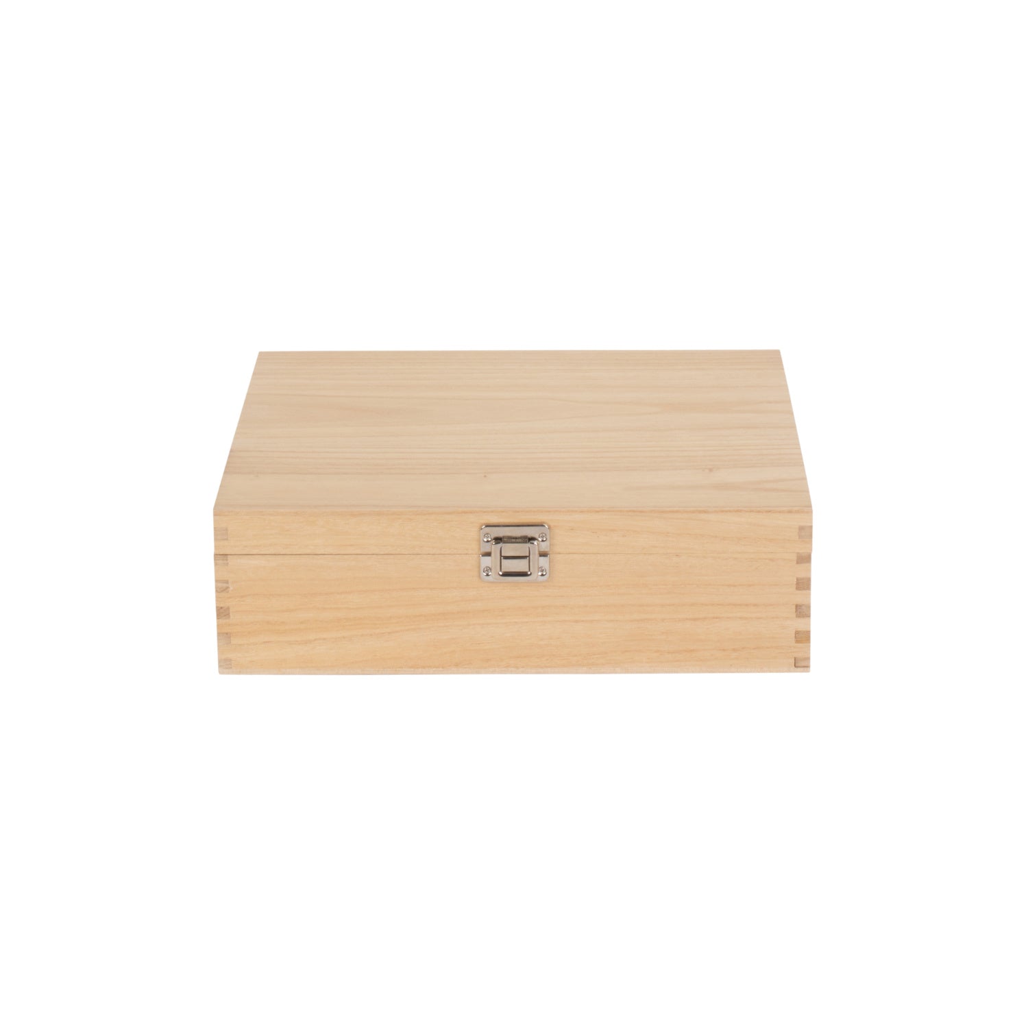 Three Bottle Clear Varnish Wooden Box