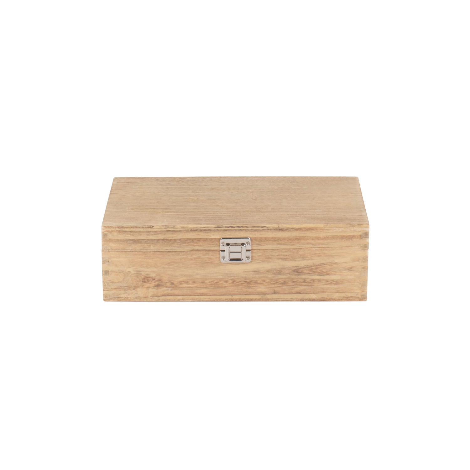 Two Bottle Oak Effect Wooden Box