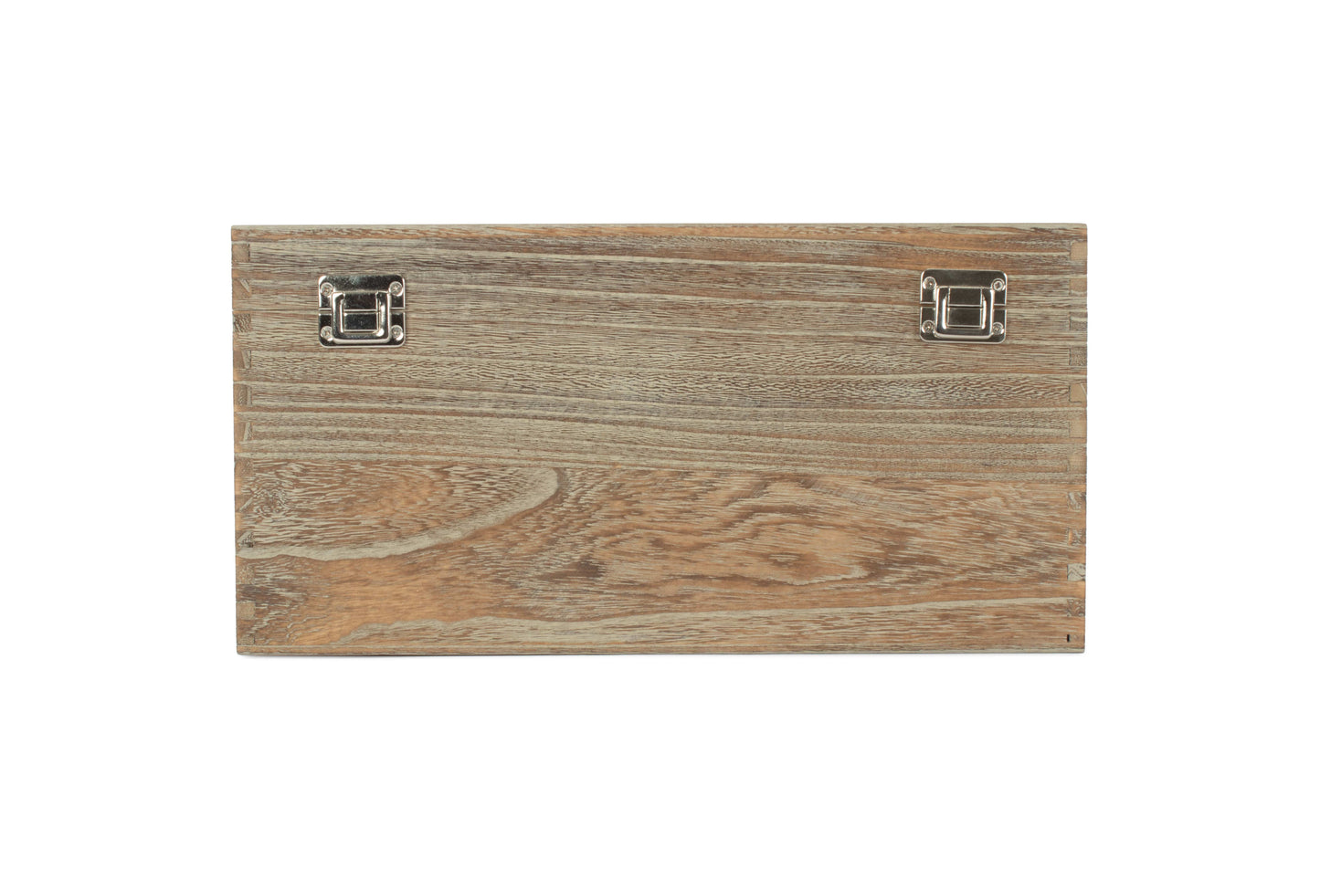 16 Inch Oak Effect Wooden Keepsake Box