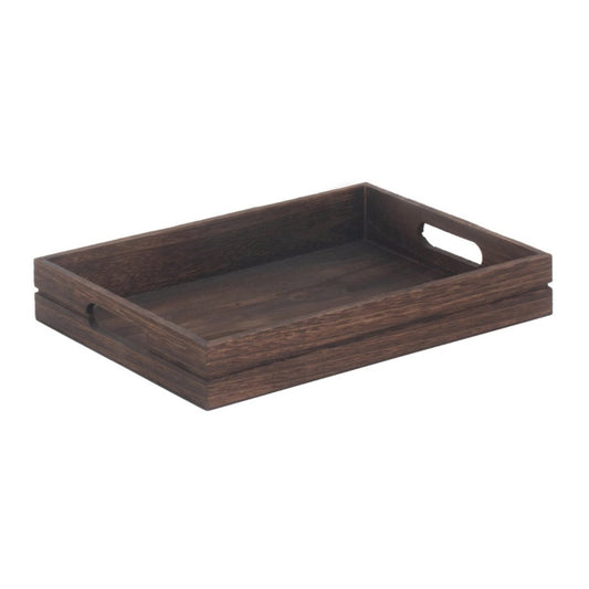Dark Wooden Tray