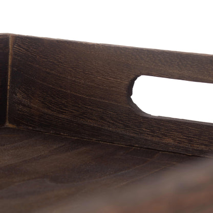 Dark Wooden Tray