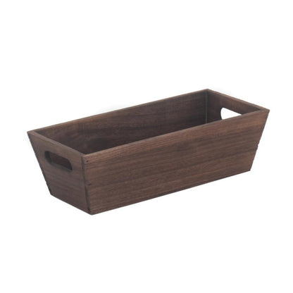 Dark Wooden Packing Trough