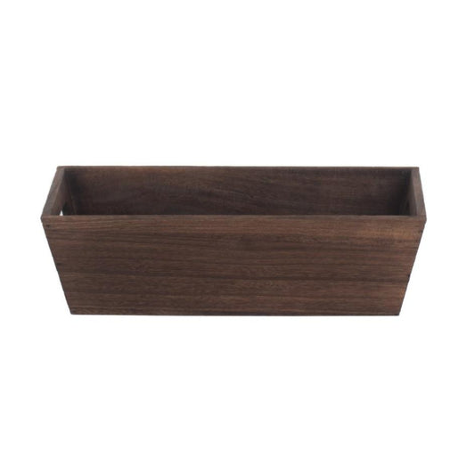 Dark Wooden Packing Trough