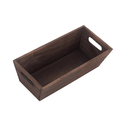 Dark Wooden Packing Trough