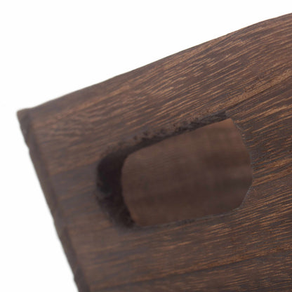 Dark Wooden Packing Trough