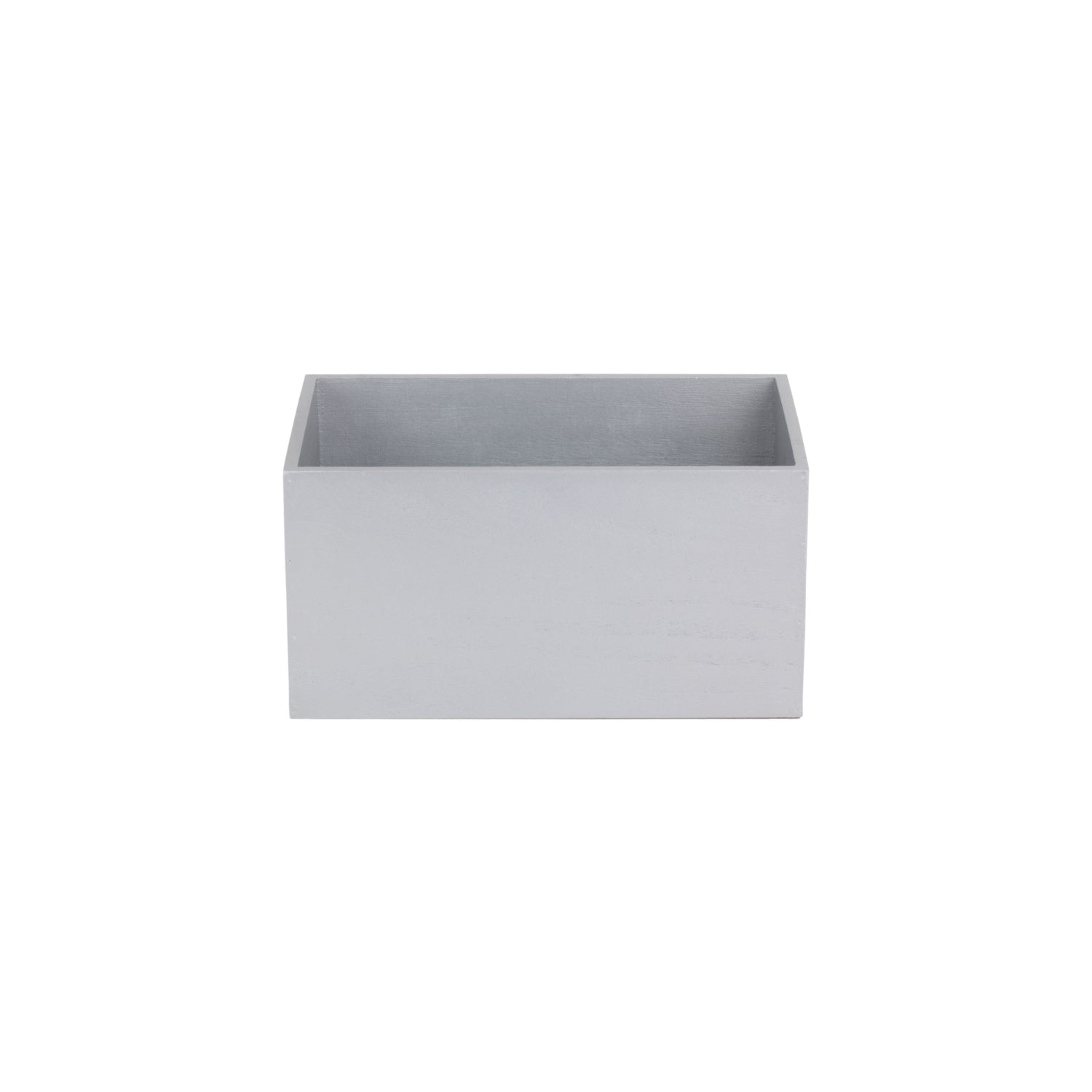 Silver Grey Star Cut-Out Wooden Box with Lid