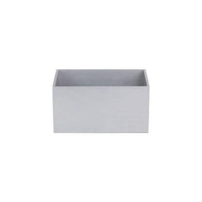 Silver Grey Star Cut-Out Wooden Box with Lid