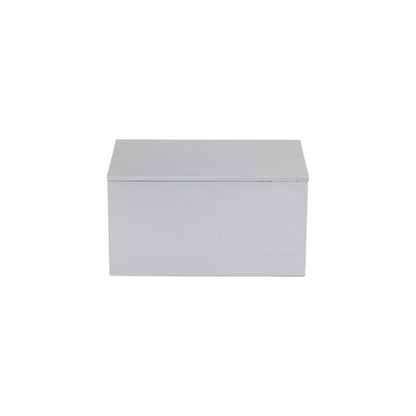Silver Grey Star Cut-Out Wooden Box with Lid