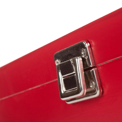12 Inch Red Wooden Keepsake Box