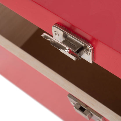 14 Inch Red Wooden Keepsake Box
