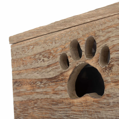 Paw Print Cut Out Lined Treat Box