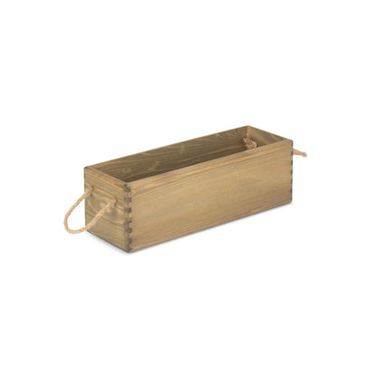 Vintage Fired Wood Champagne & Wine Box