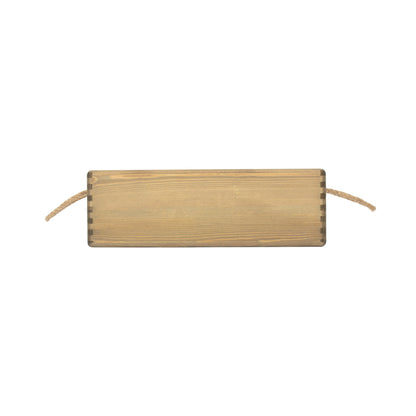 Vintage Fired Wood Champagne & Wine Box