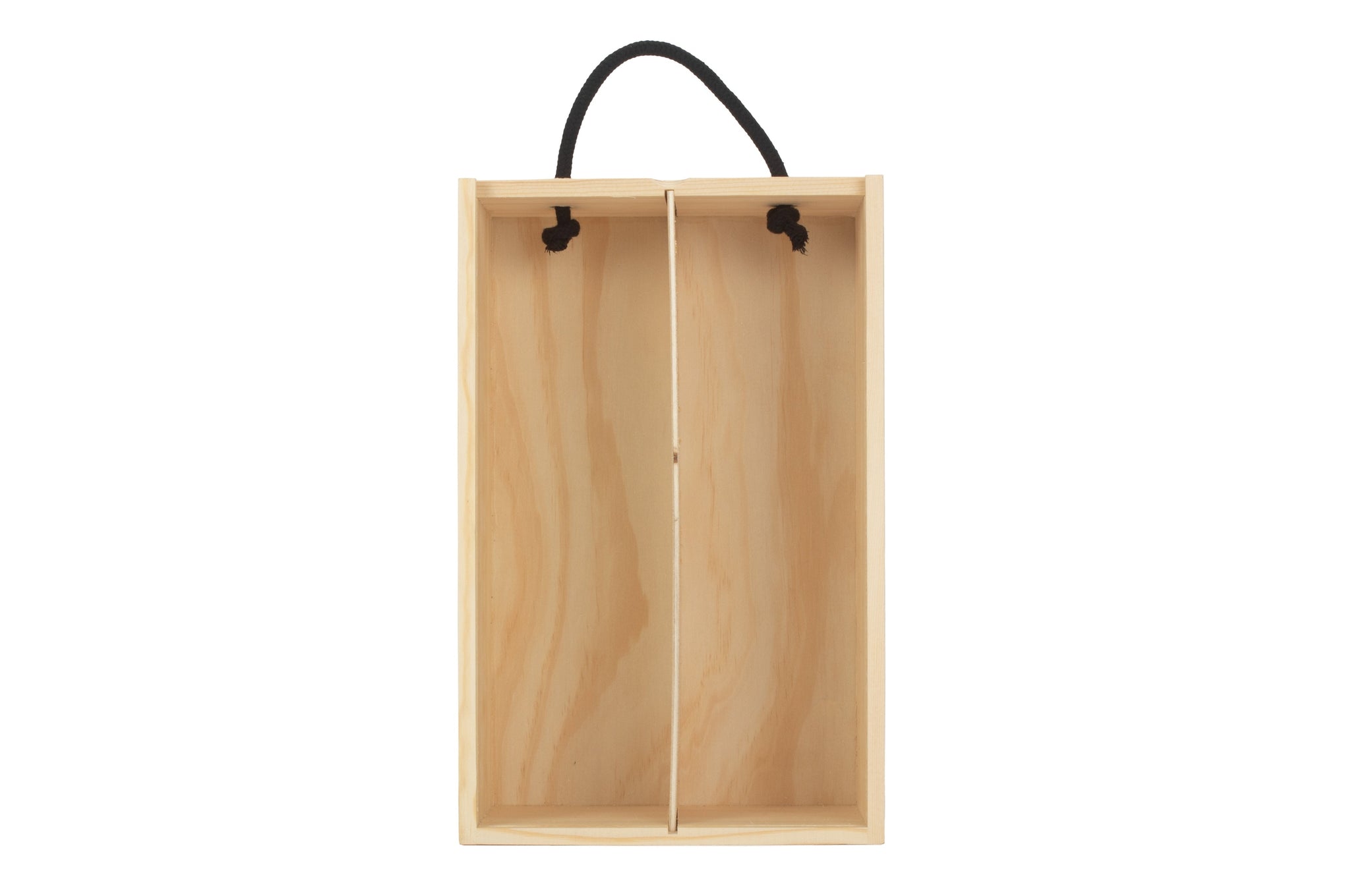 2 Bottle Box with Sliding Acrylic Lid