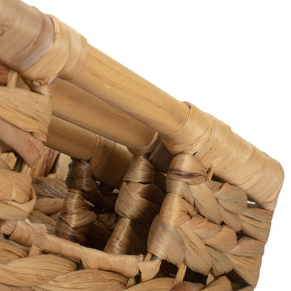 Nordic Water Hyacinth Storage Basket Set 3