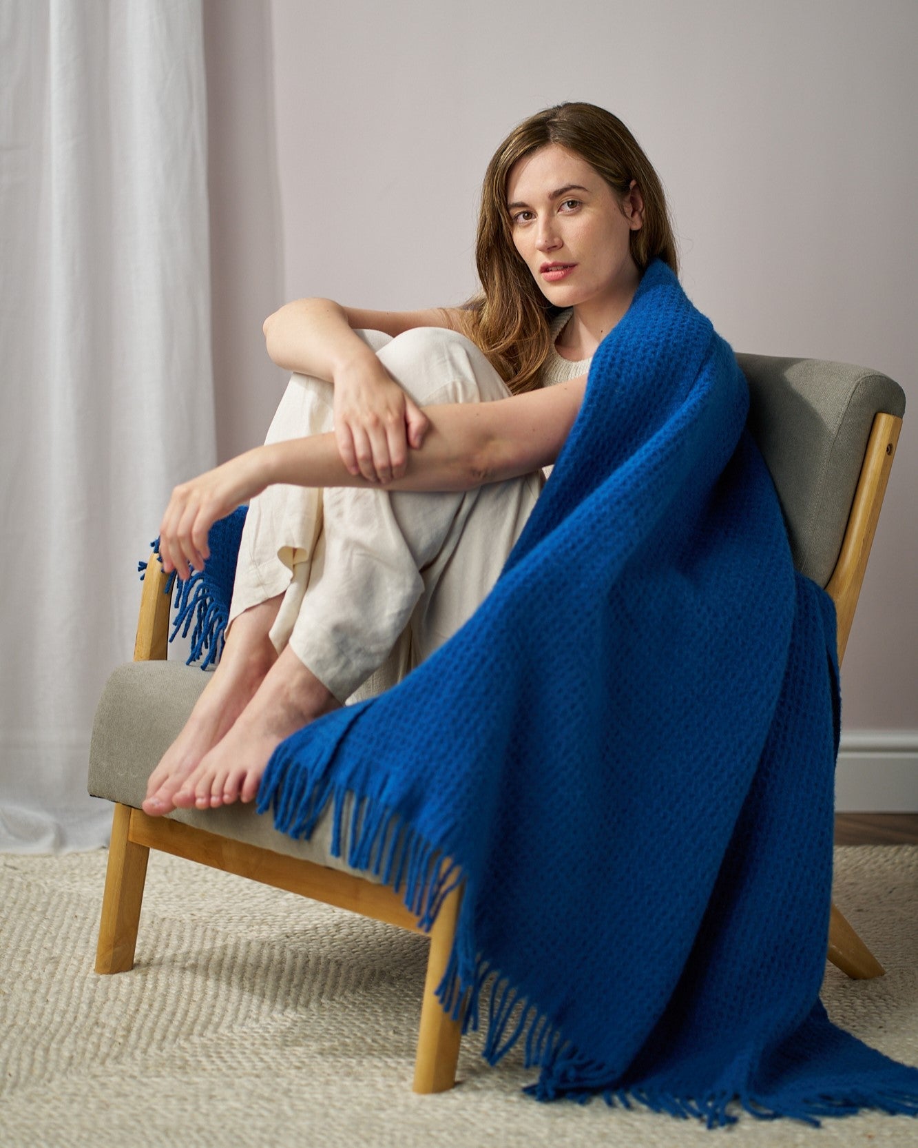 Totterdown Waffle Blanket: Curious