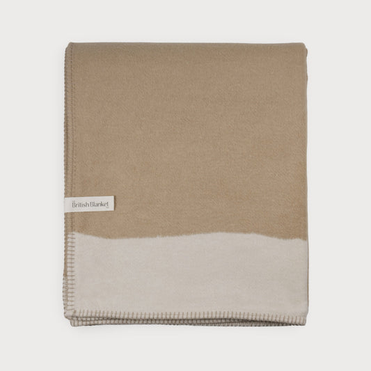 Cloud Cotton Blanket: Strata in Clay