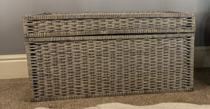 Wovenhill Wicker Grey Wash Chest