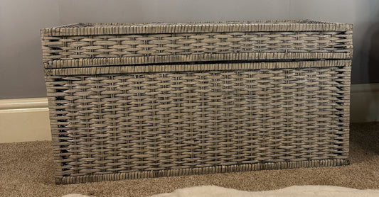 Wovenhill Wicker Grey Wash Chest