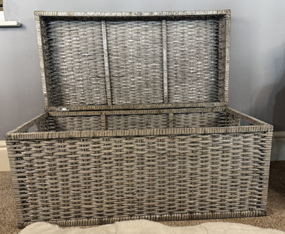 Wovenhill Wicker Grey Wash Chest