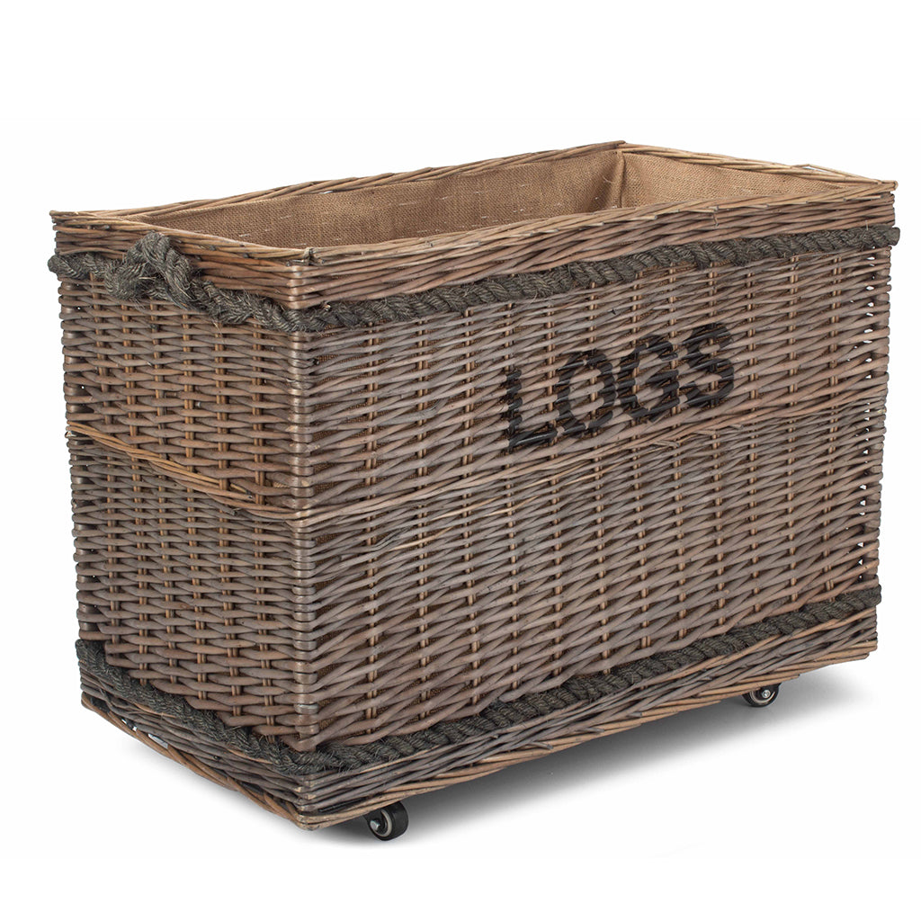 Jumbo LOGS Basket With Wheels