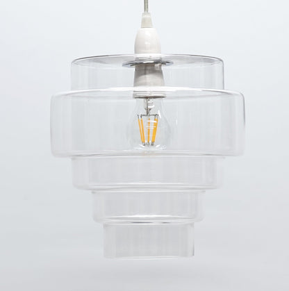 Mira Clear Glass Easy-Fit Pendant