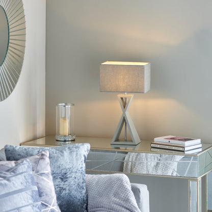 Kaden Grey Table Lamp