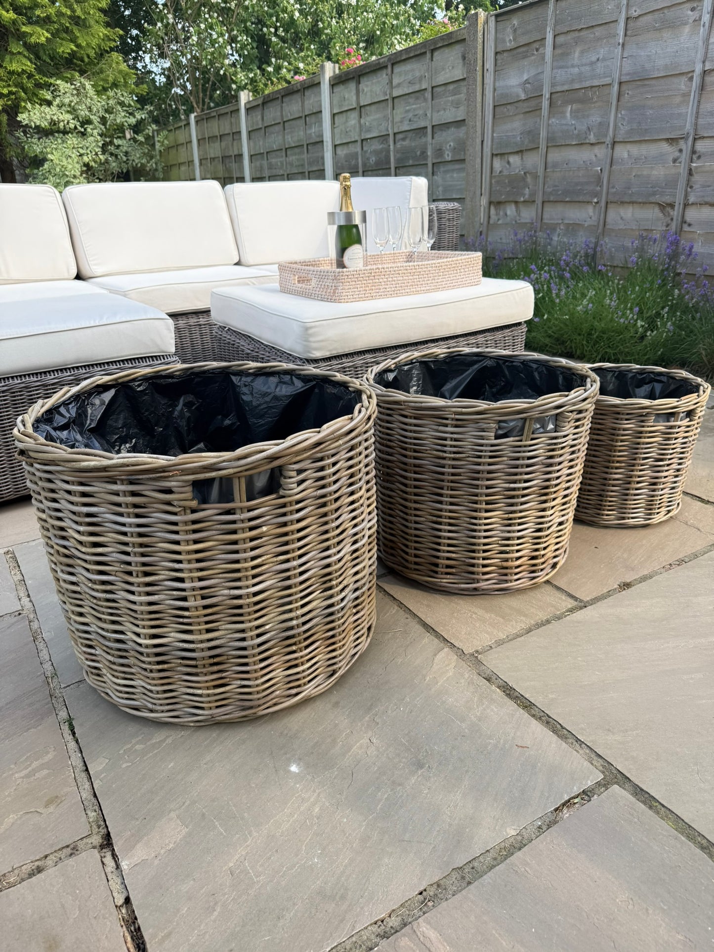 Wovenhill Cylindrical Garden Planter