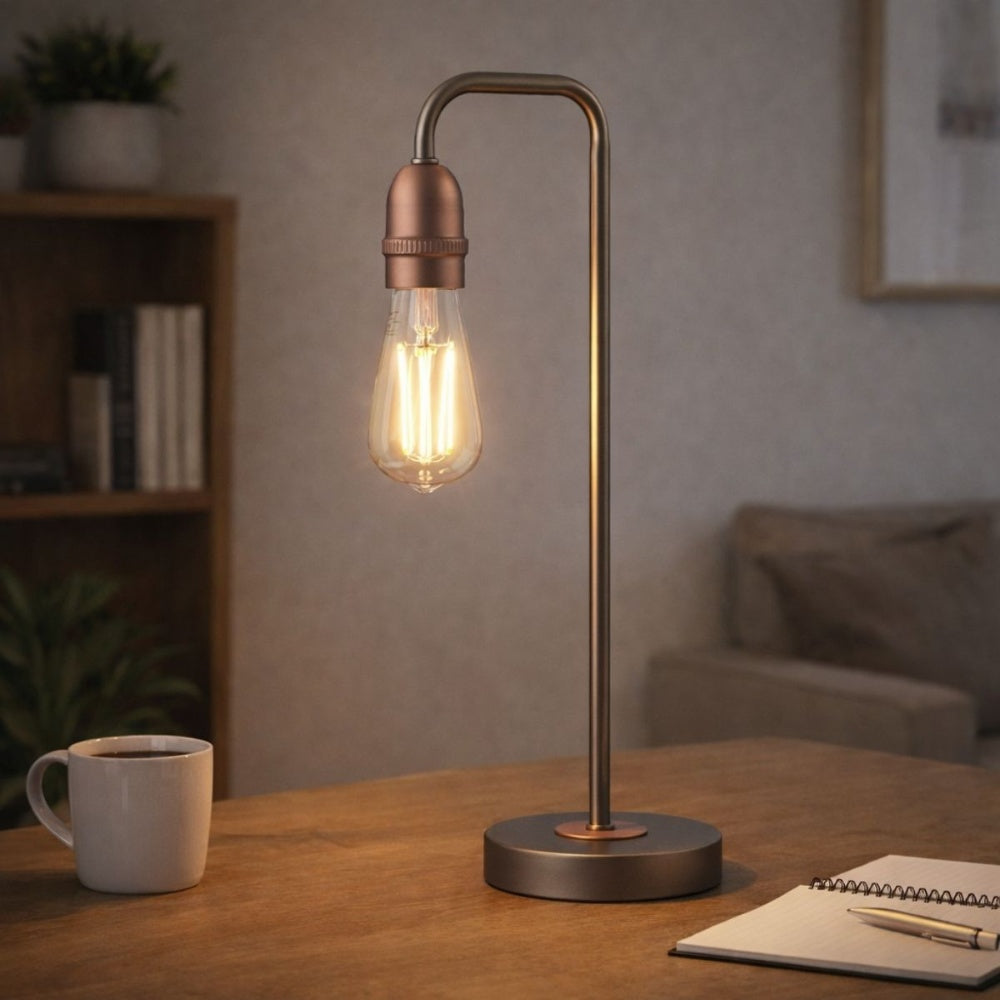 Vitor Industrial Copper Table Lamp