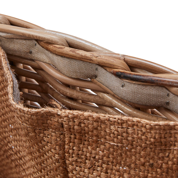 Wovenhill Kubu Rattan Square Log Basket