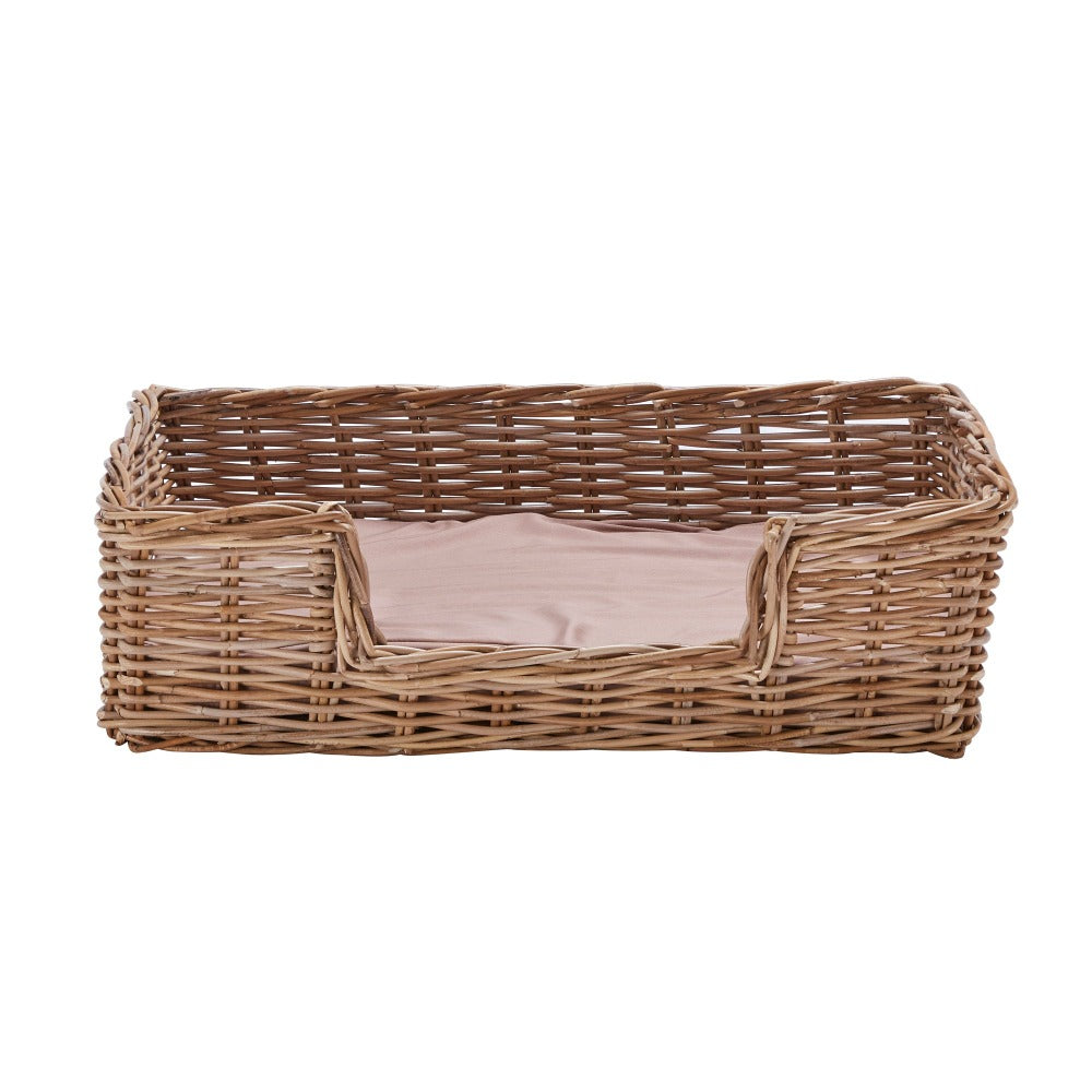 Wovenhill Kubu Rattan Rectangular Pet Bed