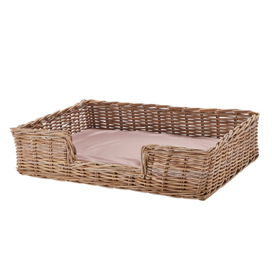 Wovenhill Kubu Rattan Rectangular Pet Bed