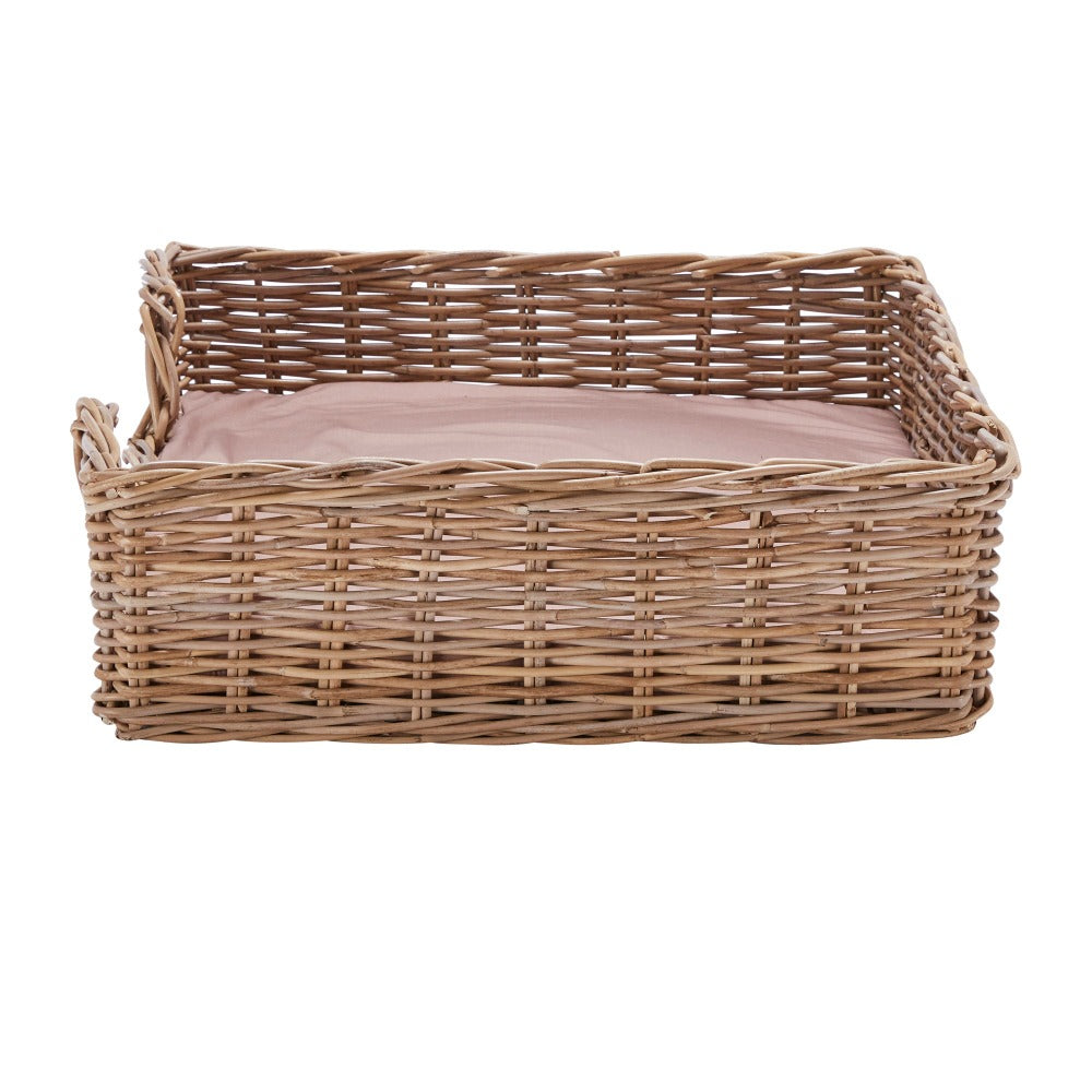 Wovenhill Kubu Rattan Rectangular Pet Bed