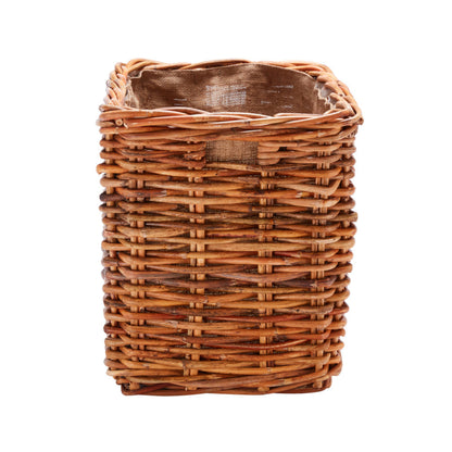 Wovenhill Bamboo Rattan Rectangle Log Basket