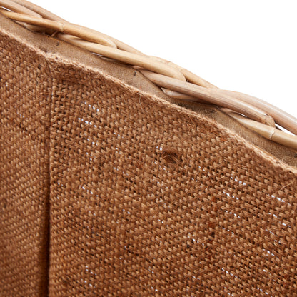 Wovenhill Kubu Rattan Rectangular Log Basket