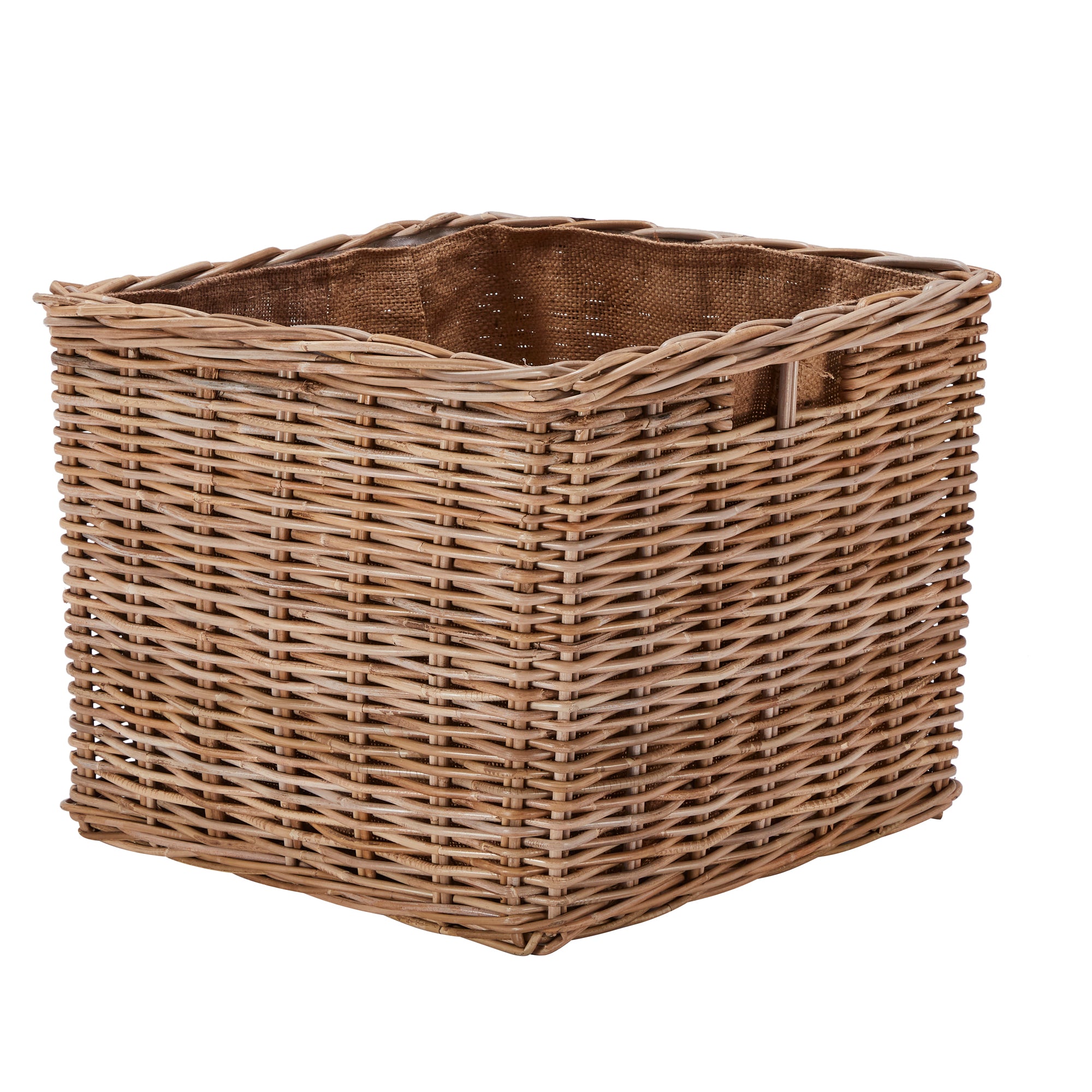 Wovenhill Kubu Rattan Square Log Basket