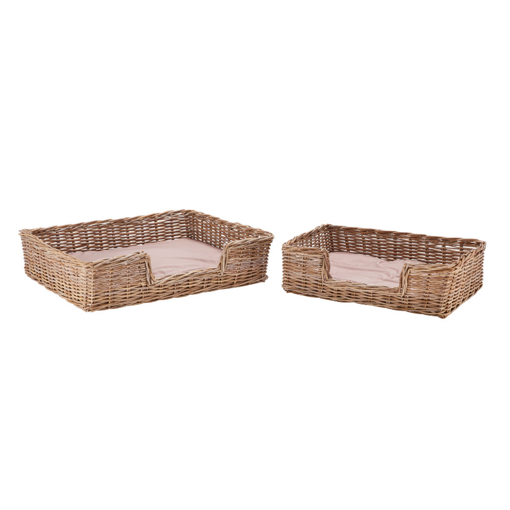 Wovenhill Kubu Rattan Rectangular Pet Bed