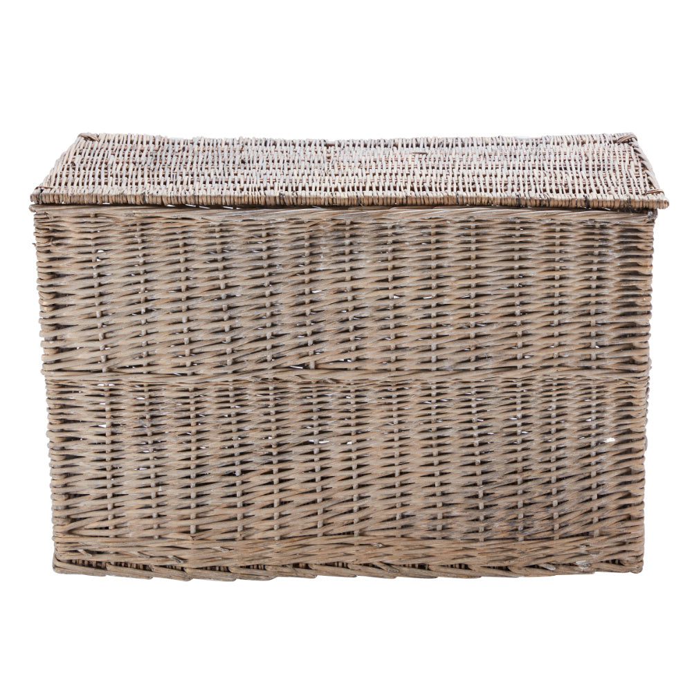 Wovenhill Wicker Grey Wash Hamper