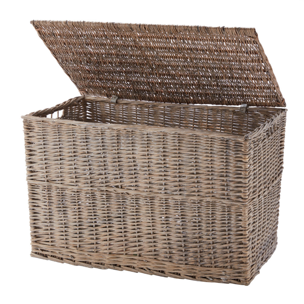 Wovenhill Wicker Grey Wash Hamper