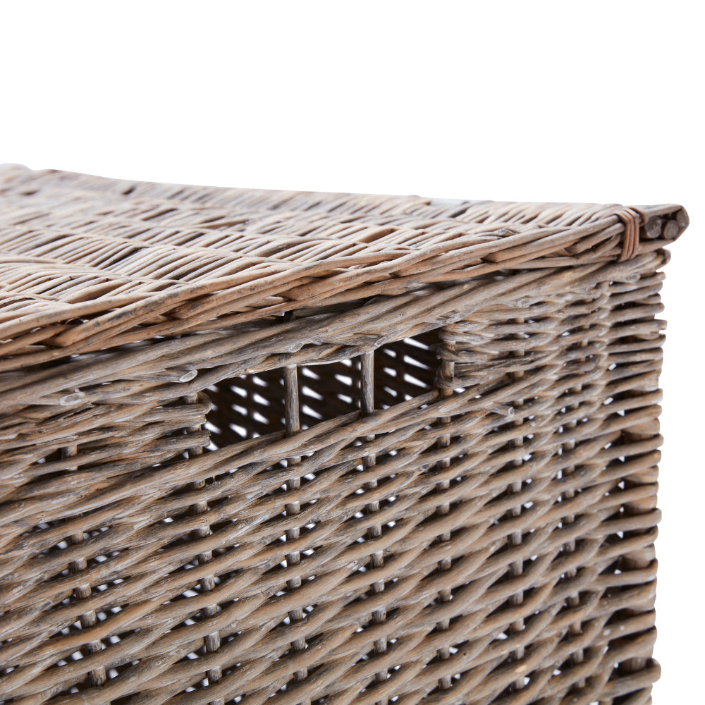 Wovenhill Wicker Grey Wash Hamper