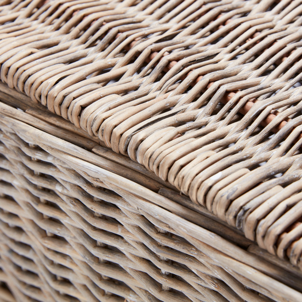 Wovenhill Wicker Grey Wash Hamper