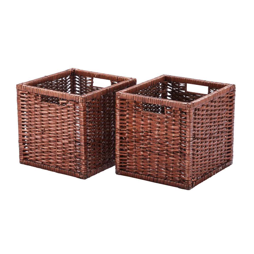 Wovenhill Set of 2 Square Willow Baskets